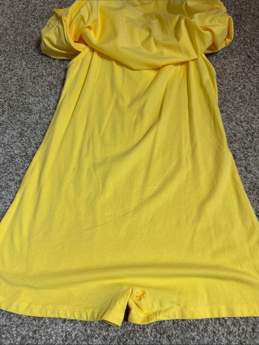 Women’s Yellow Sleeveless Tank Top Shorts Dress Romper with Pockets Size M - Picture 9 of 10